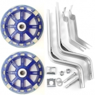 VINCA SPORT Колеса приставные HRS 03 blue, усил. стойки - сталь на 12\