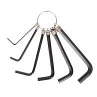 BIKE HAND Набор (6-14268) шестигранники на кольце YC-268L-1 2/3/4/5/6/7мм Cr-Va черные (2017)