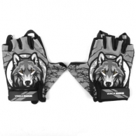 VINCA SPORT Перчатки велосипедные, WOLF,черные, VG-930 Wolf black(M)