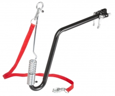 M-WAVE 5-640104  поводок д/велопрогулок с собакой оцинк. сталь с пруж. креп. эксц. подс. штырю/трубе