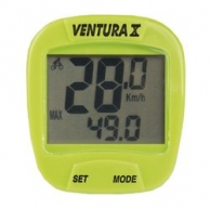 VENTURA Х Велокомпьютер 10 ф-ций зелёный