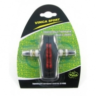 VINCA SPORT Тормозные колодки VB 111-2, пара, черные с красным