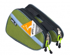 COURSE Велосумка ТВИН на раму, цвет зеленый вс039.018.1.1