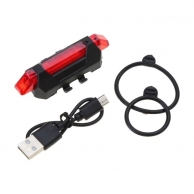 CRAZY Фонарь велосипедный задний BG-918 USB перезаряжаемый