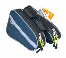 COURSE Велосумка ТВИН на раму, цвет синий вс039.018.1,1