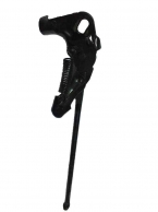 VINCA SPORT Подножка VKS Z1 стальная с креплением на ось, черная, 26\