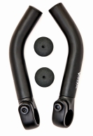 VINCA SPORT Рога VBE 4 с логотипом (пара) черные. инд.уп