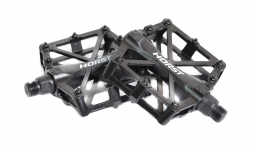 HORST Педали алюм. H32 широкие литые с шипами. 388 г черные