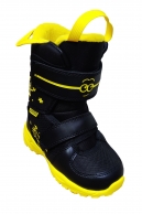LUCKYBOO Ботинки сноуборд FUTURE VELCRO Размер 25EU/16см Черные (2022)