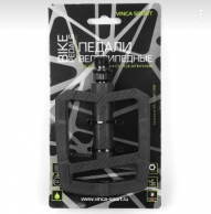 VINCA SPORT Педали пластиковые, платформа 119x100мм, ось 9/16\