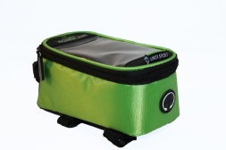 VINCA SPORT Сумка на раму увел.FB 07-2 L отделение для телефона, 195*100*100мм, зеленая