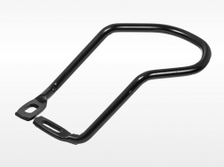 Защита заднего переключателя (6-603) крепление на два болта к раме, сталь, черная (2017)