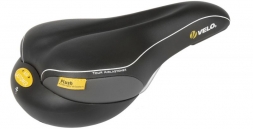 VELO Седло (5-126) комфорт 270х180мм пруж.-эласт+встроен. возд. амморт. PLUSH TOUR AIRLASTOMER(2017)
