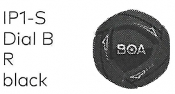 BOA Механизм крепления велообуви с BOA IP1-S Dial B R black арт 2001218