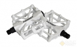 HORST Педали 00-170817 алюм. H36 широкие с 2-мя герм. промподш. 92*95*15мм, 420 г белые