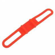 Crazy Крепеж фары к рулю, силиконовый, красный (2019)