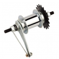 Втулка задняя SF-CT01, тормозная, 1 ск.,  3/8(S45C)*14G*36H*114*168*18T, хромированная (2016)