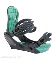 ATOM Крепления сноуборд Team S Matt Anhtracite/Mint (2020-2021)