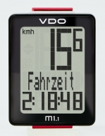 VDO Велокомпьютер M1.1 NEW 5 ф-ций 3-строчный дисплей, черно-белый (Германия)