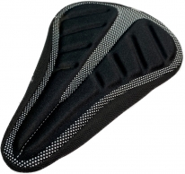 VINCA SPORT Накладка гелевая XD 04 на седло, гель + полиуретан ортопед., черная, размер 280х200