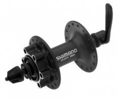 SHIMANO Втулка M475 перед. ALIVIO алюм. 32отв. диск. с эксц. черная инд. уп.