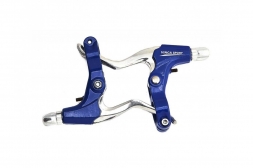 VINCA SPORT Тормозные ручки VB 51 blue, материал - алюминий, синие, серебристые рычаги