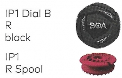 BOA Механизм крепления велообуви с BOA IP1 Dial B R black арт 2001484 & B1556