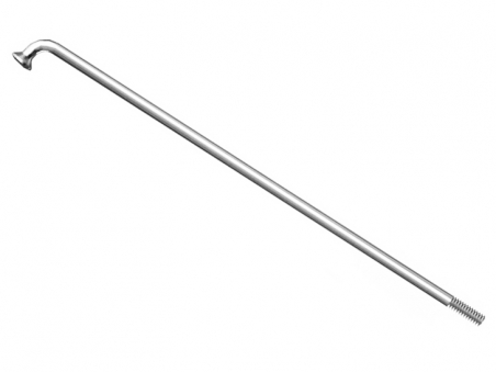 SPOKE Спица с нипелем стальная 14G L- 263 mm, цвет серебро