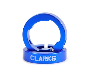 CLARK`S Руч./фиксаторы 3-301 кольцевые СLR алюм. анодир. синие