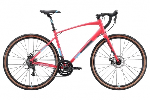STARK Велосипед Gravel 700.5 D  красный/синий 2024 Размер: M