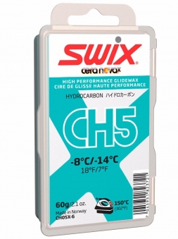 SWIX Turquoise Безфтористый парафин -8C / -14C  60 гр (CH5X)