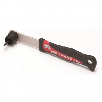 BIKE HAND Съемник кассеты сталь YC-126-2A  профи с рукояткой черный (6-150126)