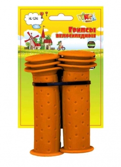 VINCA SPORT Грипсы детские H-G 96 orange длина102мм, материал -  резина, цвет - оранжевый