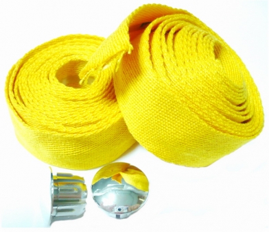 VELO Oбмотка руля, потопоглащающая, возможна стирка изделия. Жёлтая.VLT-035