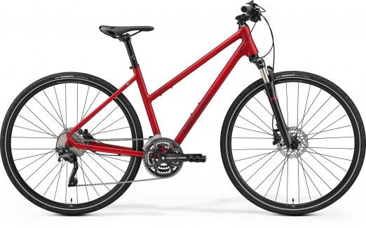 MERIDA Велосипед Crossway Lady 500 L Красный (2022)