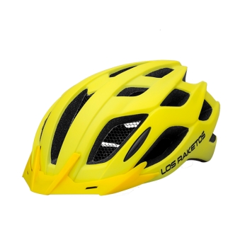 LOS RAKETOS Велосипедный шлем SPEEDY Fluo Yellow S-M  (55-58) арт 47420