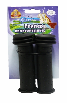 VINCA SPORT Грипсы детские H-G 96 black длина102мм, материал -  резина, цвет - чёрный (2017)