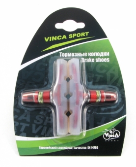 VINCA SPORT Тормоз. колодки VB 970, изготовлено согласно стандарту EN14766/SGS/REACH,