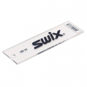 SWIX Скребок из оргстекла для г/лыж и сноуборда, 4 мм, в упаковке (SB34D)