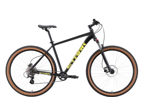 STARK Велосипед Hunter 29.3 HD черный/желтый 2024 Размер: M