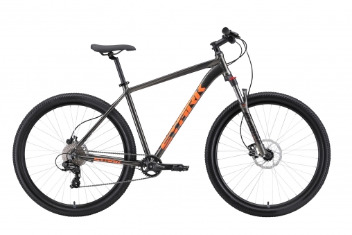 STARK Велосипед Hunter 29.2 HD графитовый/оранжевый 2024 Размер: L