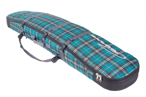 COURSE Чехол-рюкзак ФЬЮЖН для сноуборда 3х слойный 175 см,цвет зеленый (сб024.175.1.1) 2020