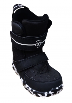 LUCKYBOO Ботинки сноуборд FUTURE VELCRO Размер 35EU/20см Черные (2022)