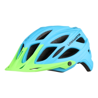 LOS RAKETOS Велосипедный шлем COBRA NEON BLUE L-XL арт 47123