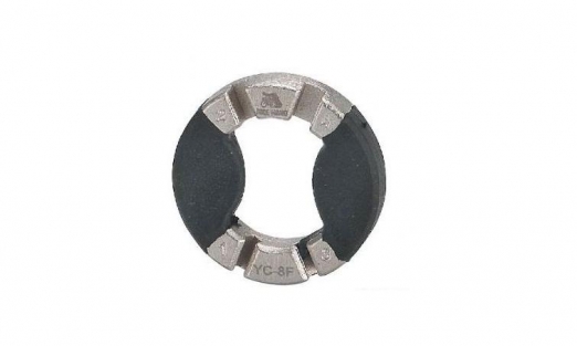 BIKEHAND Захват д/спиц  профи YC-8F 3.2/3.45/3,5/4,0 мм сталь прорезин. вставки сере (2015)