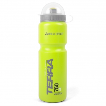 VINCA SPORT Фляга велосипедная с защитой от пыли 750мл, зеленая VSB 21 terra