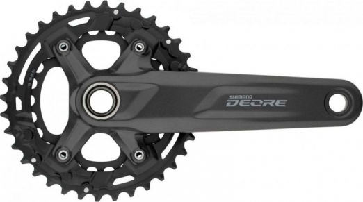 SHIMANO Система Deore, M4100-2, для 2x10ск, 175мм, ин.вал, 36-26T без каретк., для CL:48,8мм