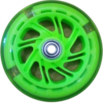 VINCA SPORT Колесо светящееся для самоката, зеленое SC 01 GR