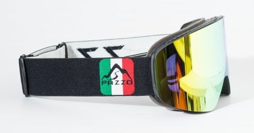 PAZZO Горнолыжная маска ITALIA Malavita YELLOW/BLACK/BLACK (22/23)