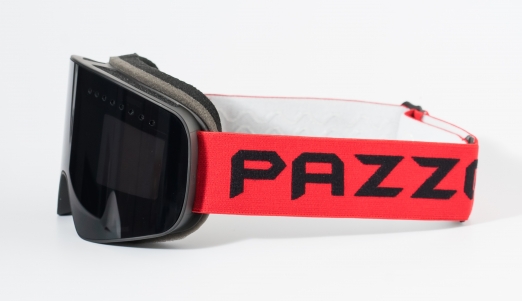 PAZZO Горнолыжная маска ITALIA Rivoluzione BLACK/BLACK/RED (22/23)